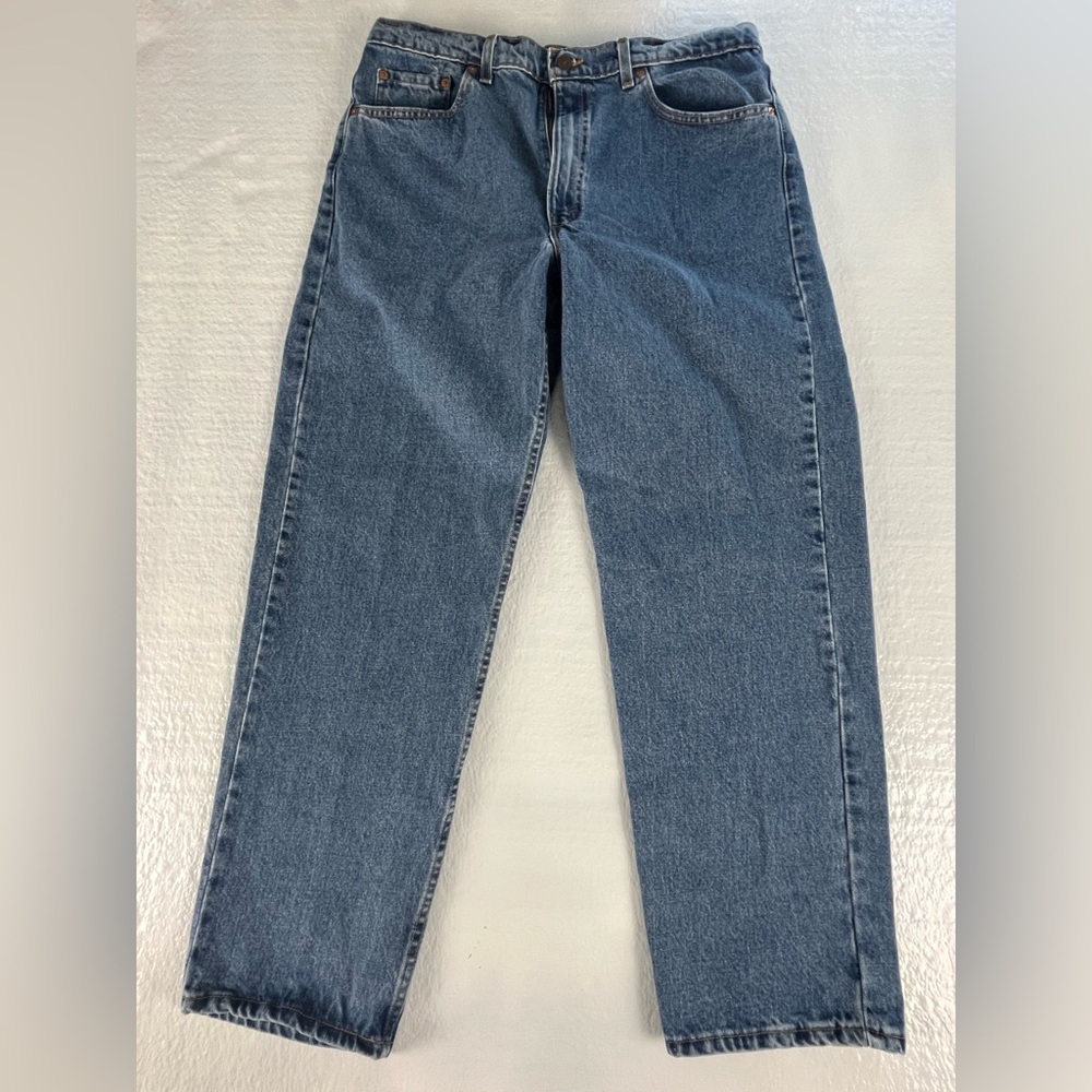 Vintage Levis Jeans Mens 38x30 Blue 550 Relaxed Denim Pants Made In USA 1996 90s
